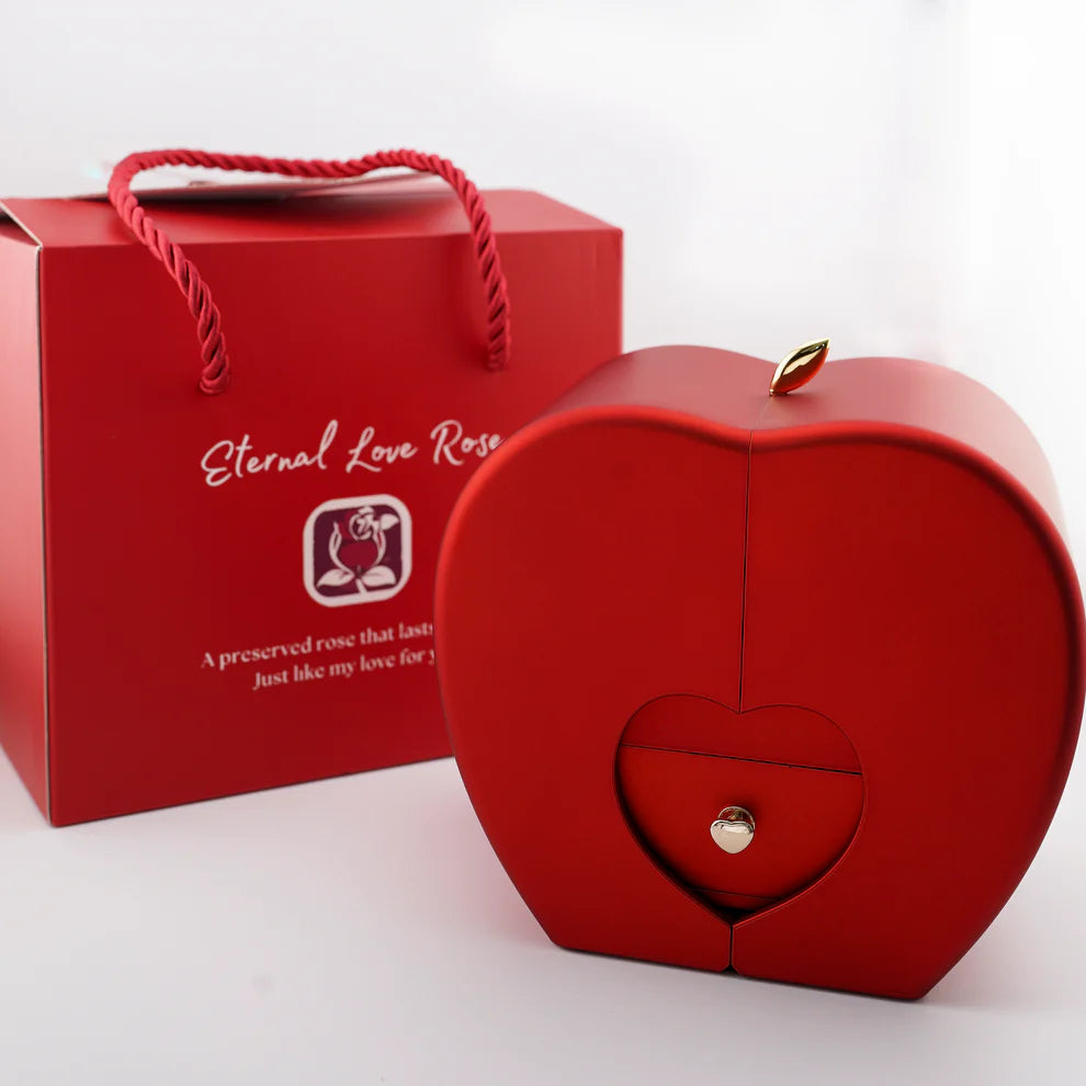 Cadou special | Trandafir etern și colier "Fiicei mele”